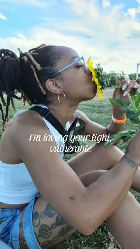 Ary with sunflower