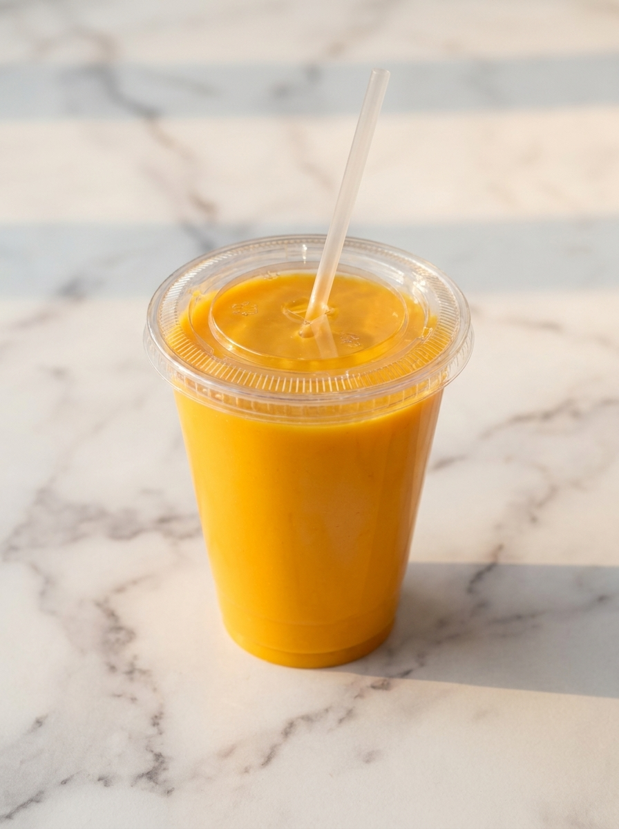 Mango lassi at P.K. Curry House Food Truck