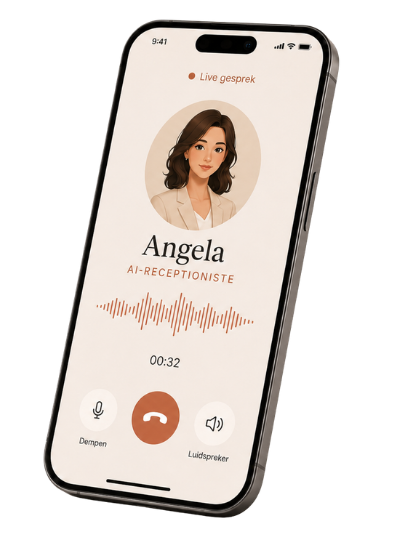 Angela AI Telefoniste Interface