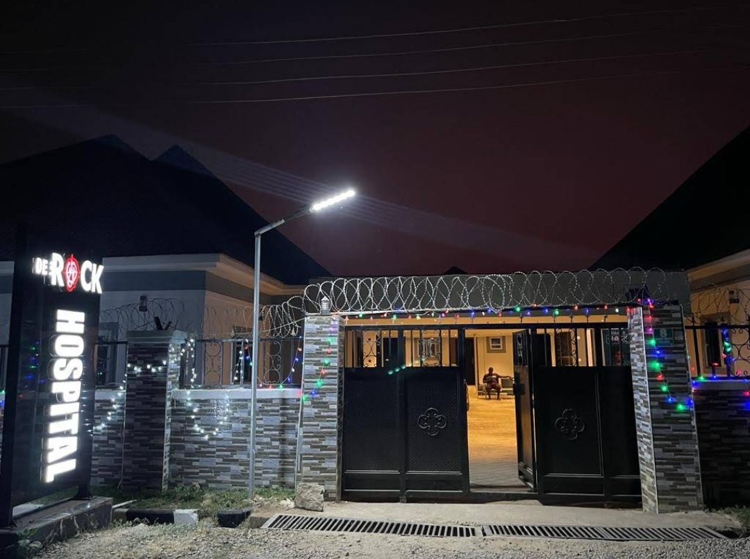 Hospital Exterior (Night View)