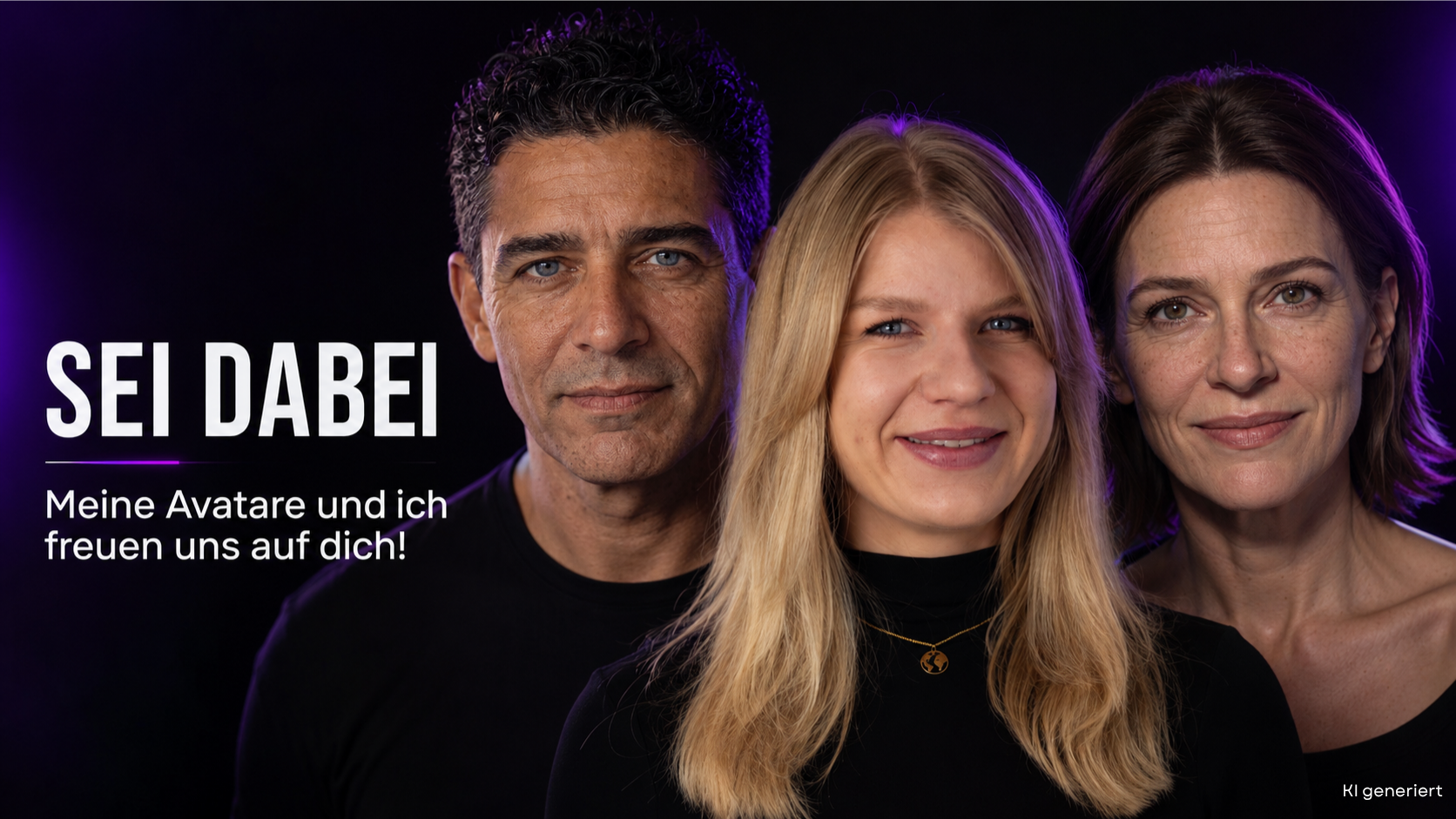 SEI DABEI: Meine Avatare und ich freuen uns auf dich!
