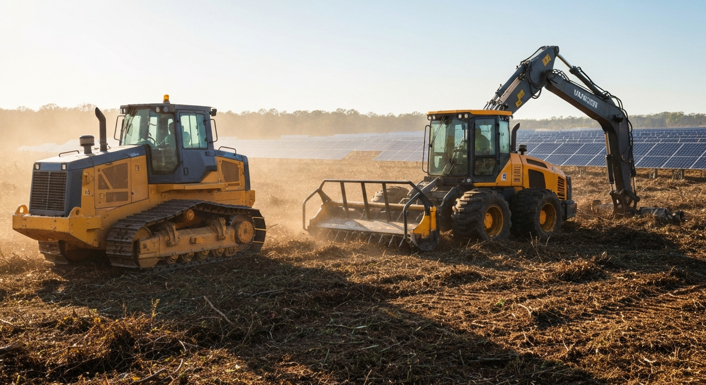 The Ultimate Guide to Utility-Scale Solar Farm Land Clearing