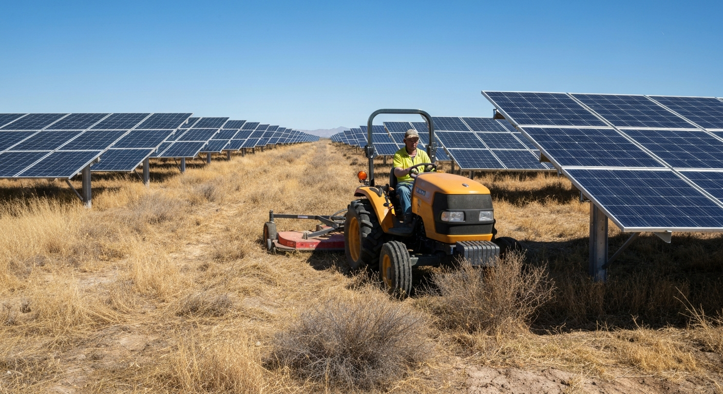 How Proper Vegetation Management Prevents Solar Farm Fire Risks