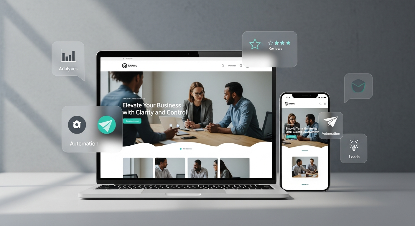 Costruo Dashboard and Website Preview