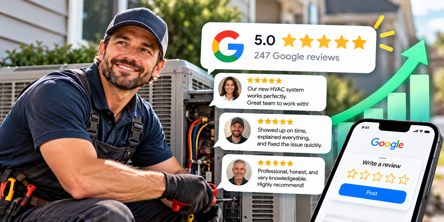 How HVAC Companies Can Get More Google Reviews: A Step-by-Step Guide