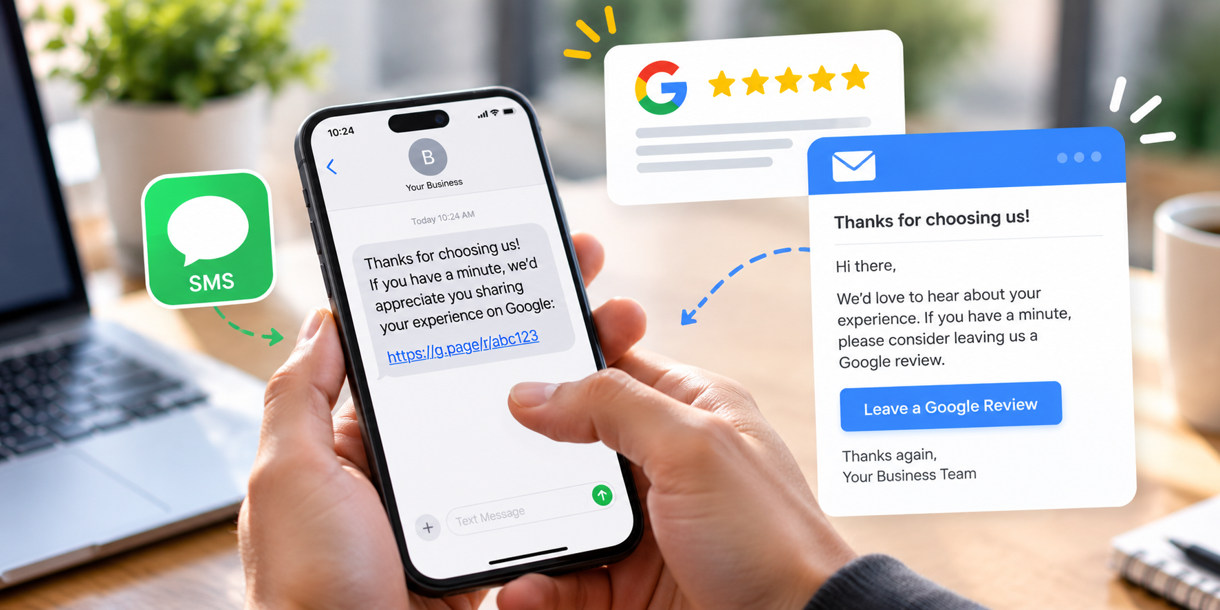 25 Google Review Request Templates for SMS and Email