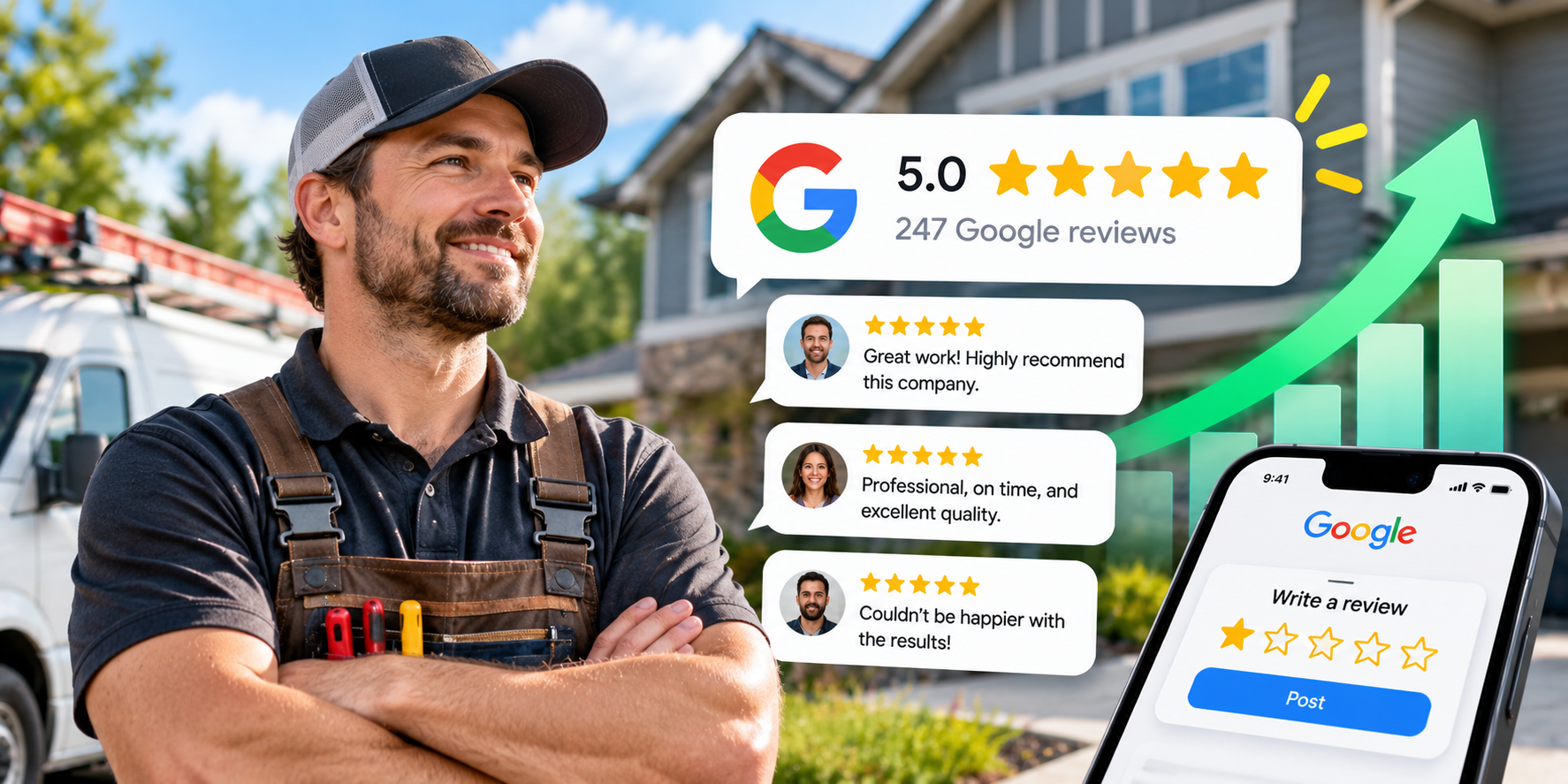 How Contractors Can Get More Google Reviews: A Step-by-Step Guide