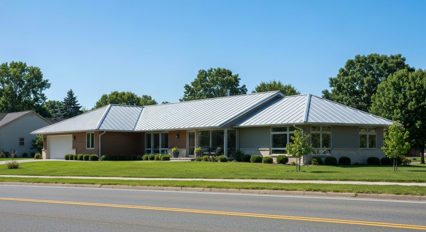 Durable metal roofing installation for residential and commercial properties