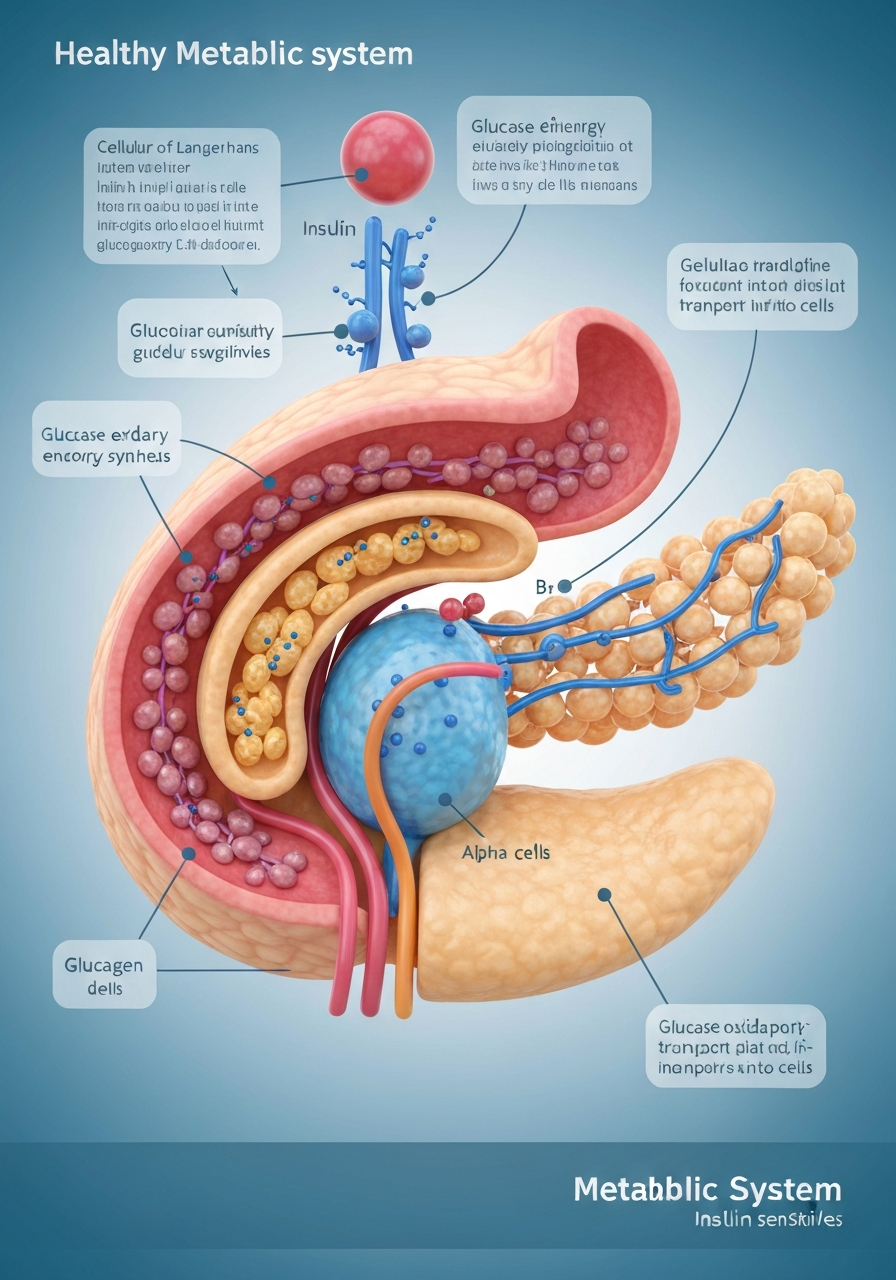 Metabolic system anatomy