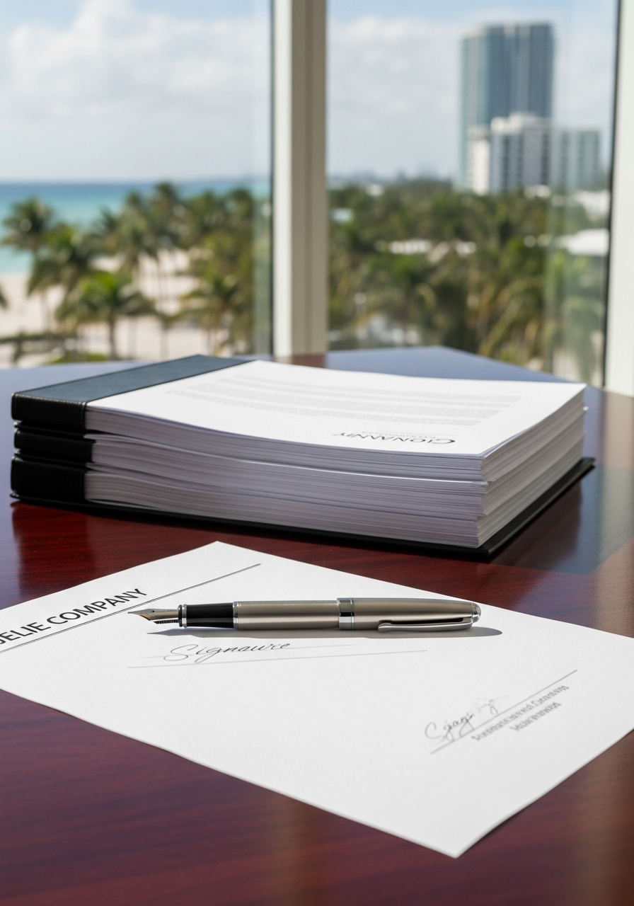 Professional document signing