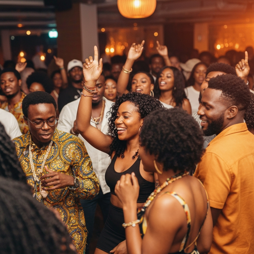 Afrobeats Brunch Party Crowd