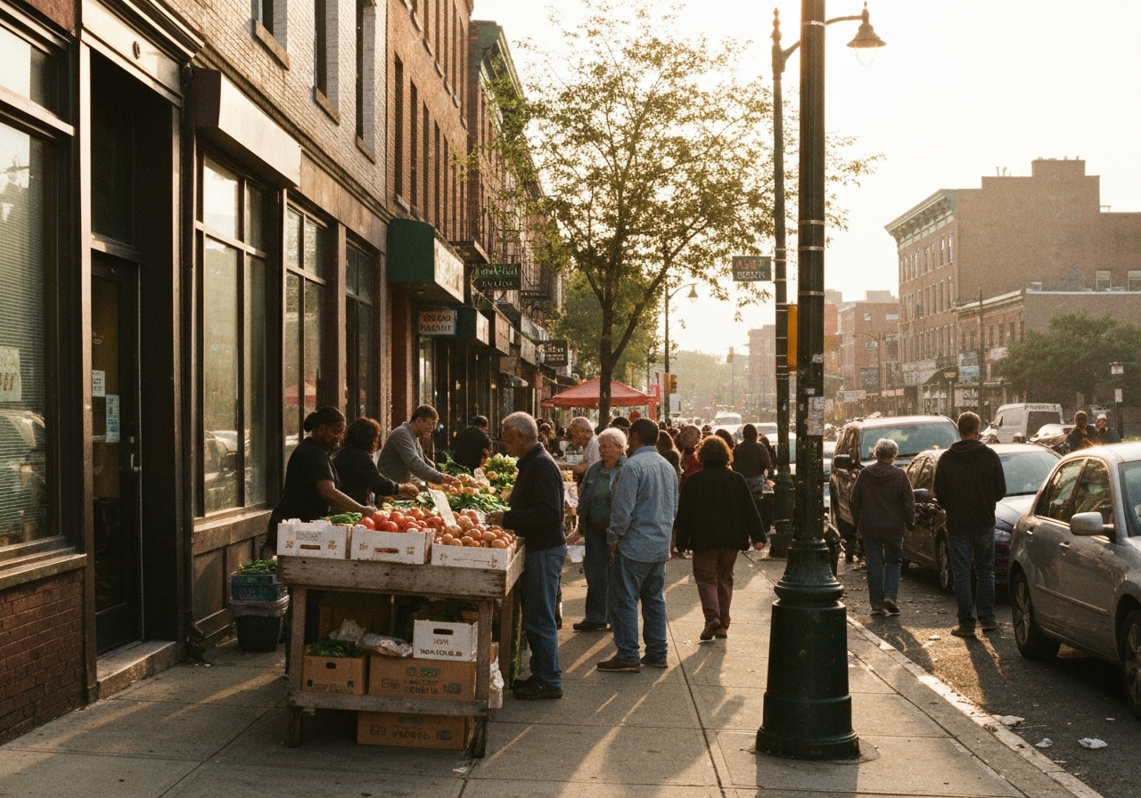 Italian Market South 9th Street near Graduate Hospital Philadelphia