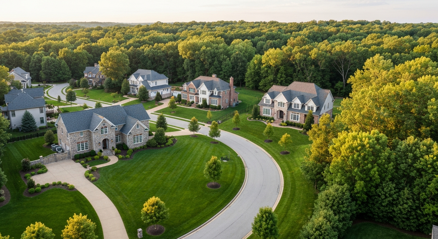 Blue Bell PA upscale neighborhood Whitpain Township Montgomery County