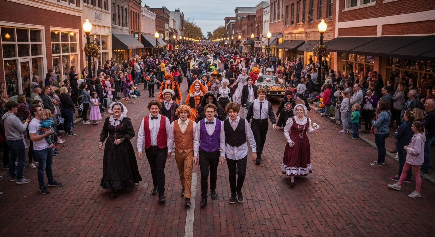West Chester Halloween parade annual event PA