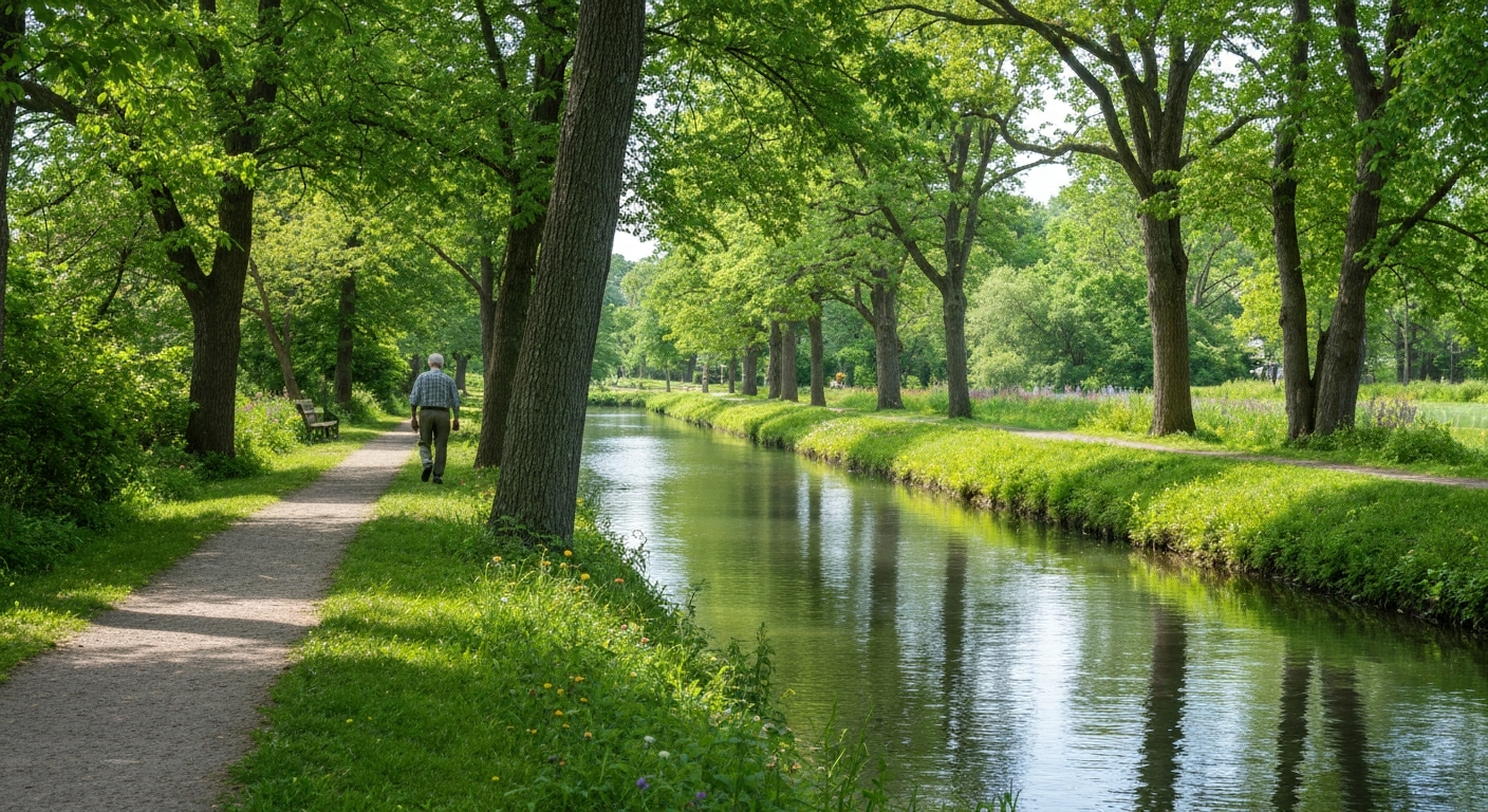 Delaware Canal towpath New Hope PA