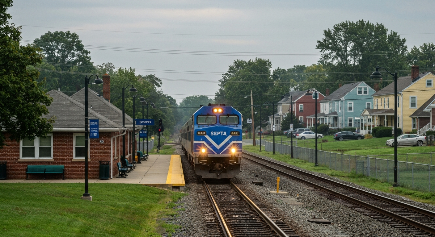 SEPTA rail access near Phoenixville PA