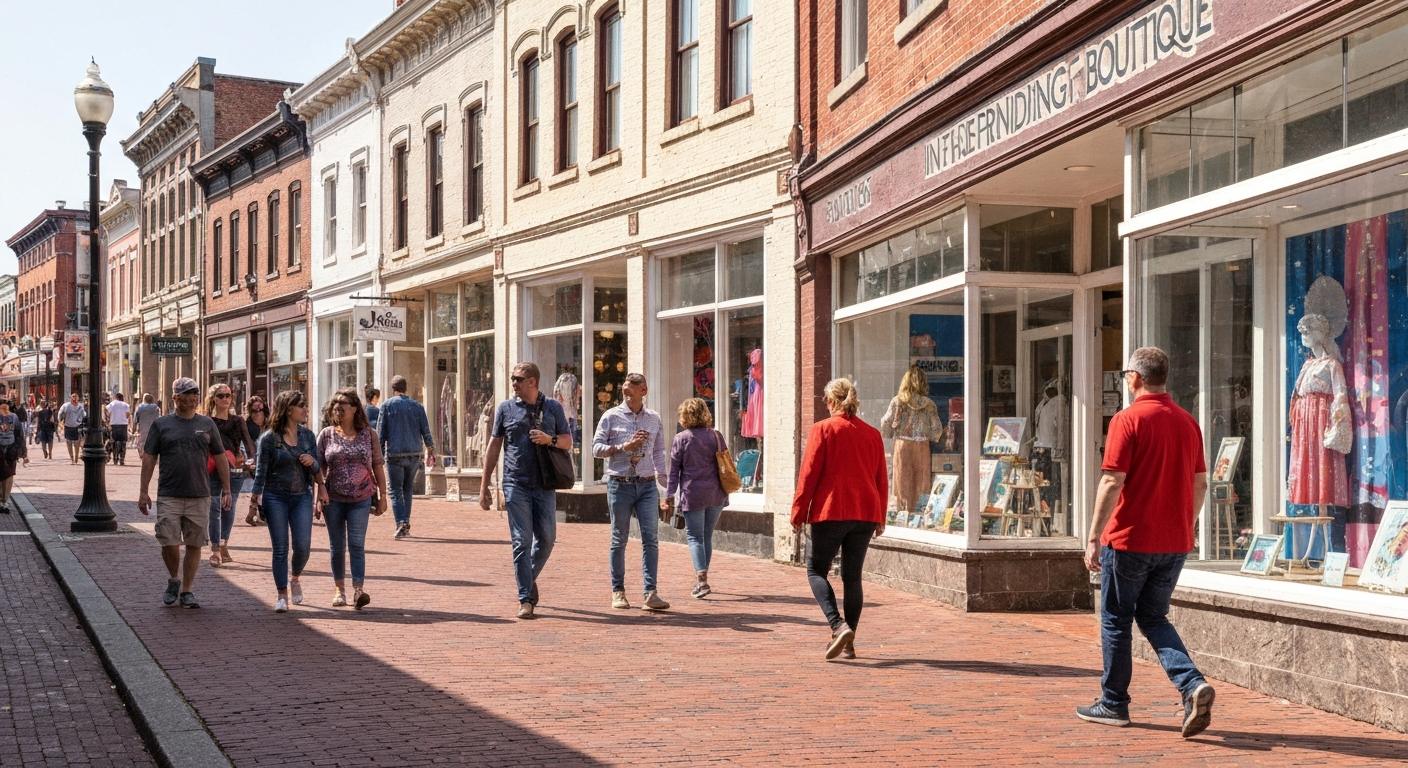 Downtown shopping West Chester PA
