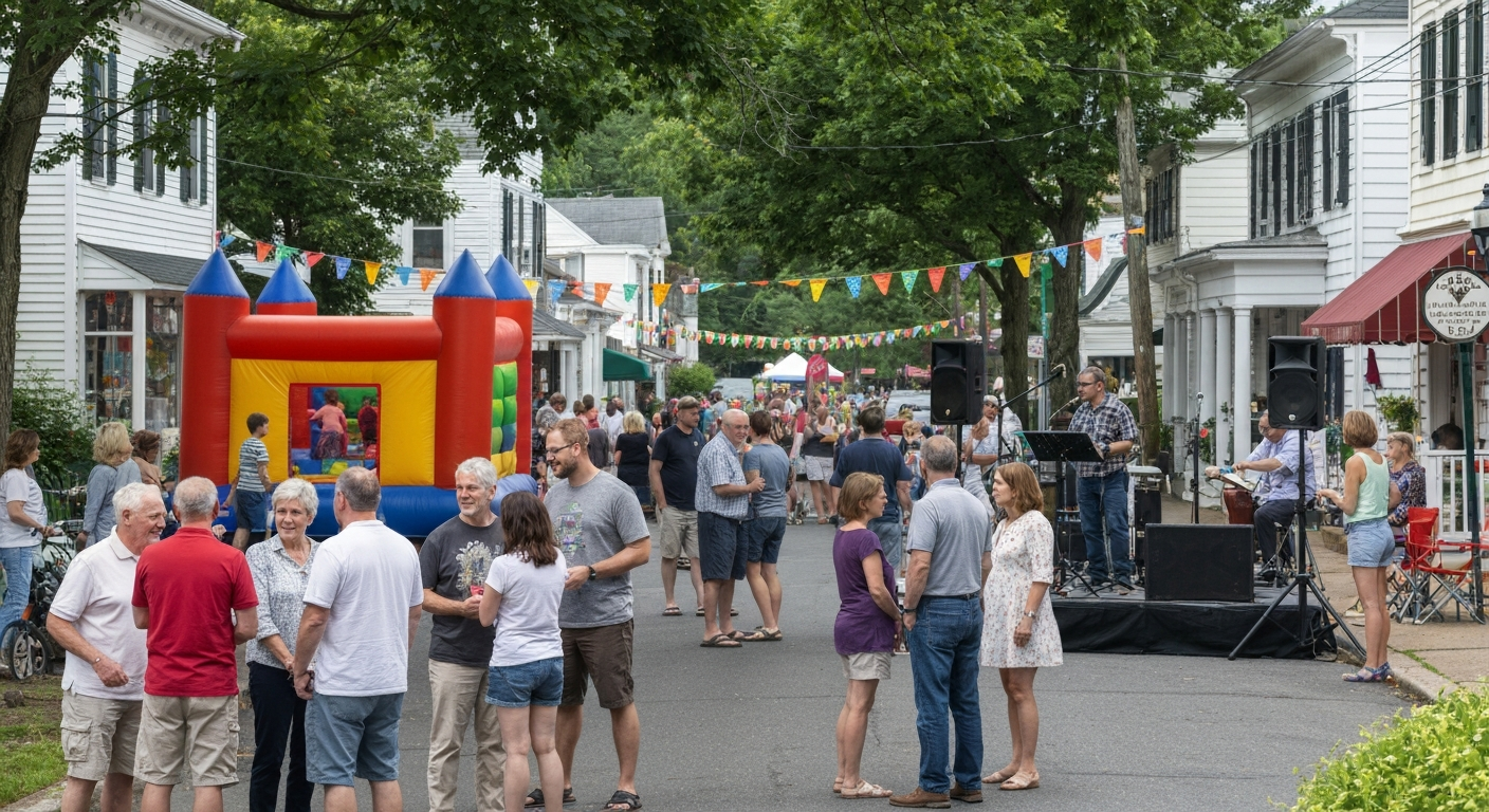 Doylestown PA community events borough