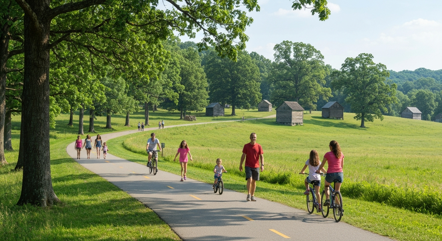 Valley Forge National Historical Park trails King of Prussia PA
