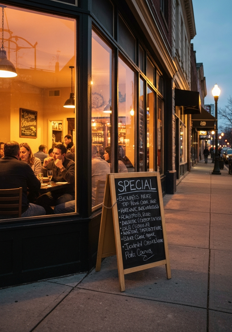 Restaurants downtown Lansdale PA borough dining