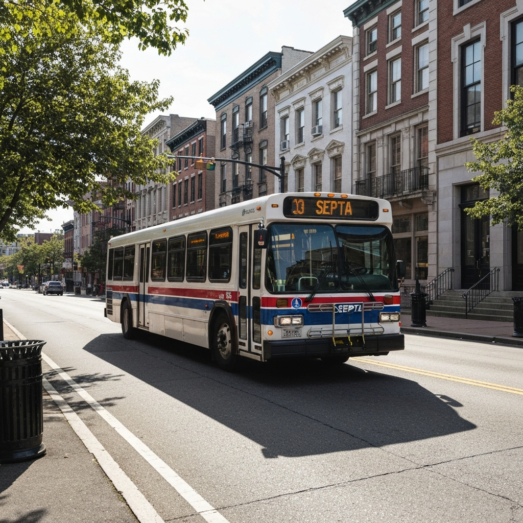 SEPTA bus Philadelphia Center City