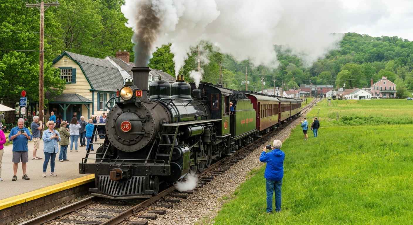 New Hope Ivyland Railroad Bucks County PA