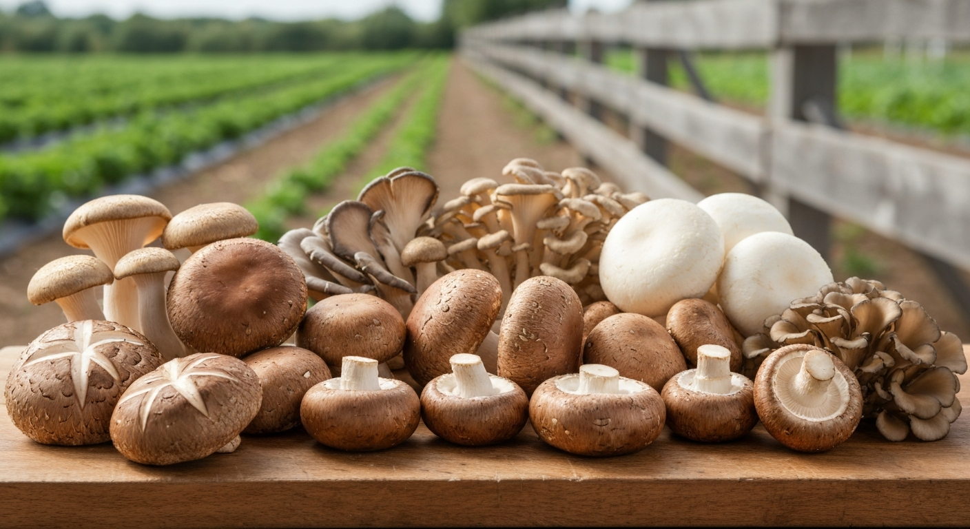 Fresh mushrooms Kennett Square PA mushroom capital