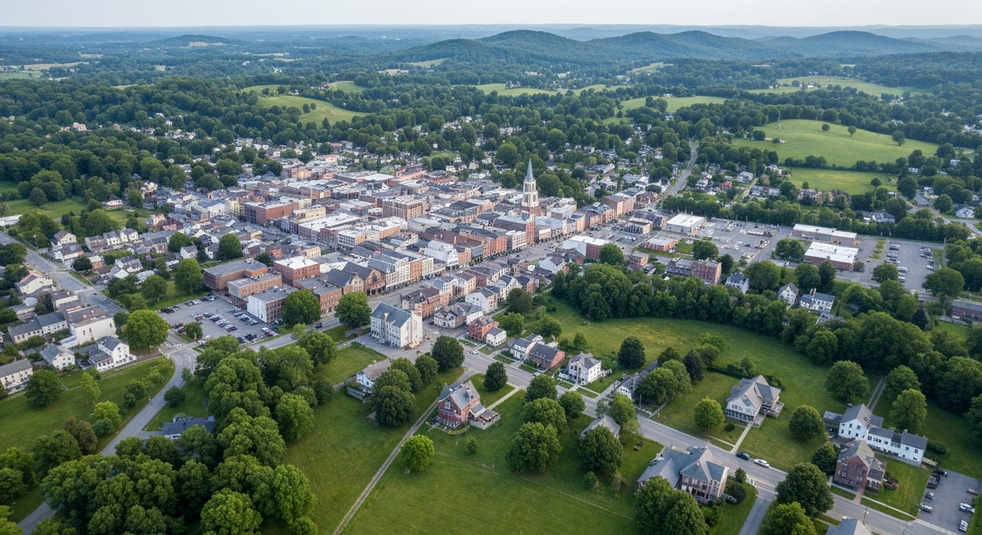 West Chester PA aerial Chester County