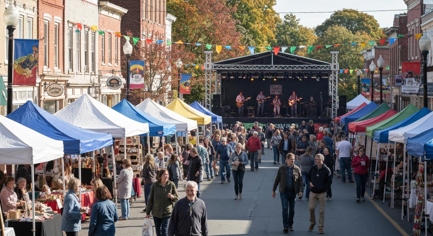 Kennett Square Mushroom Festival annual community event PA