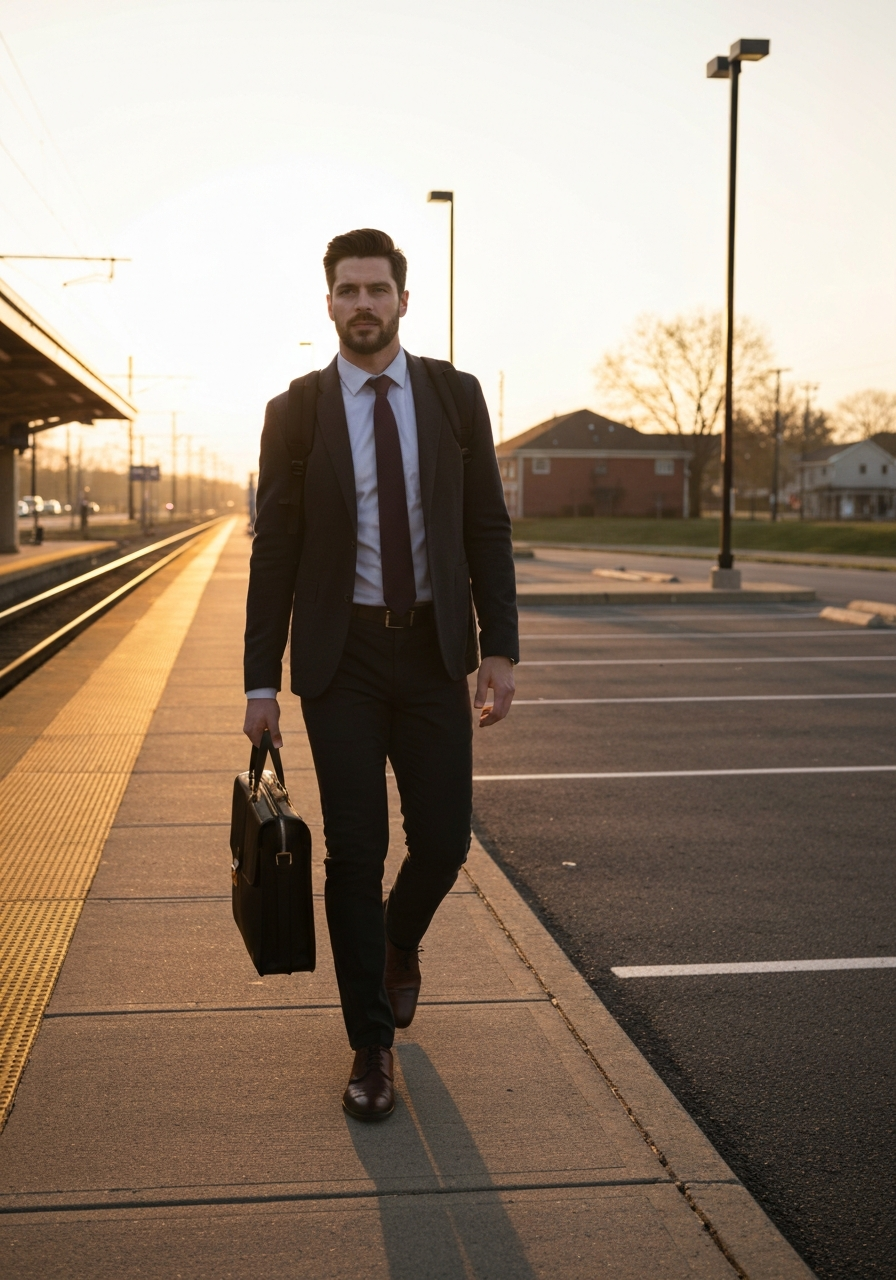 Commuter rail access Lansdale PA walkable to station