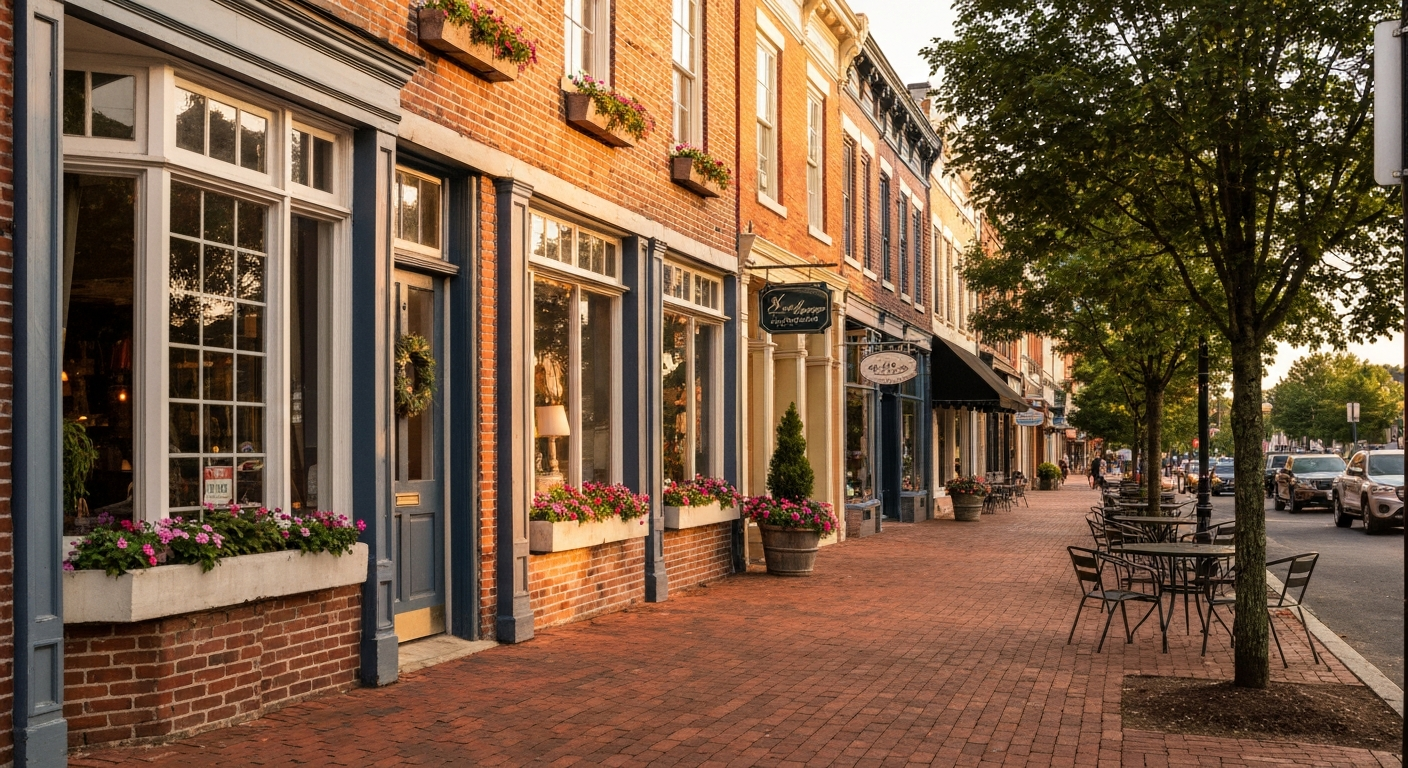 Kennett Square PA downtown State Street historic borough
