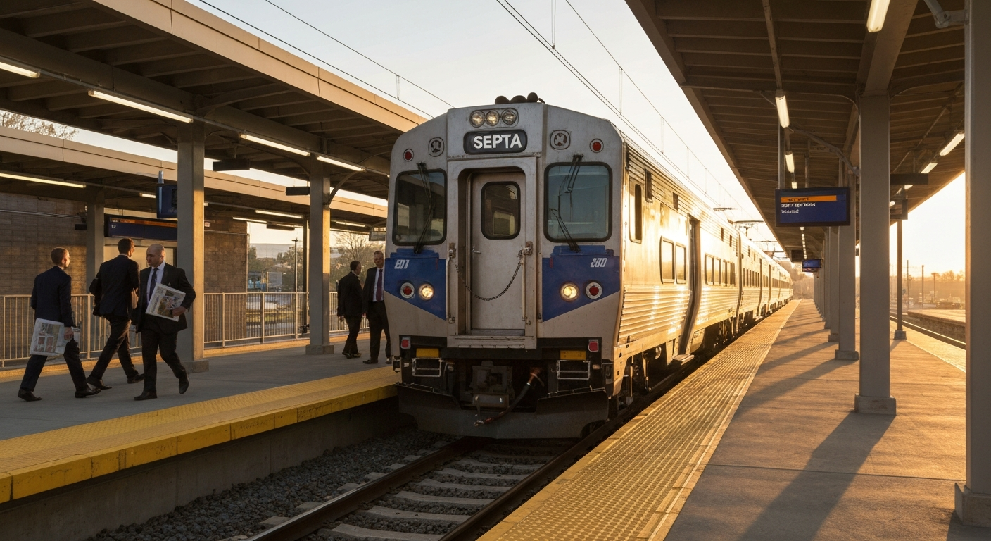 SEPTA Regional Rail Malvern station PA