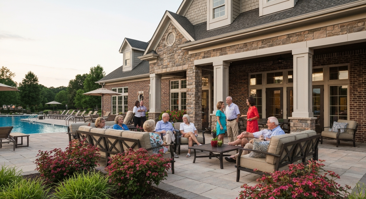 Blue Bell PA planned community amenities Whitpain Township
