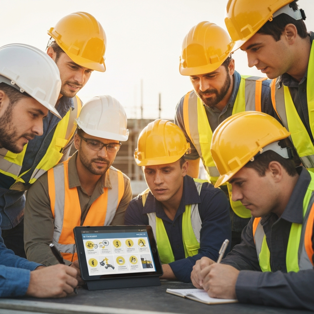 Construction safety training portal preview