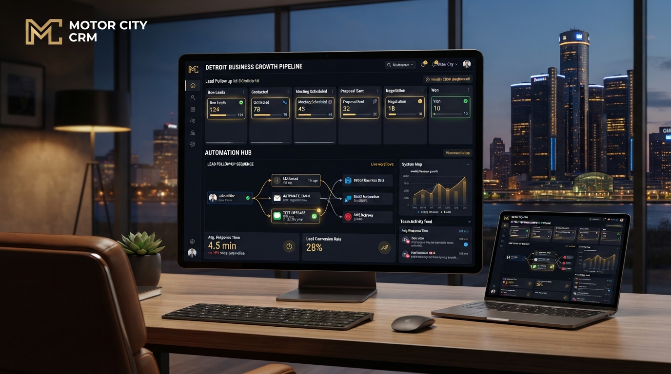 How Detroit Businesses Can Stop Losing Leads with CRM and Follow-Up Automation