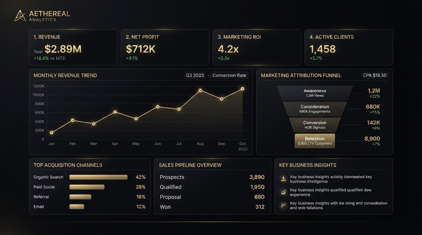 Business Reporting Dashboards for Detroit Companies: Seeing Your Growth in Real Time