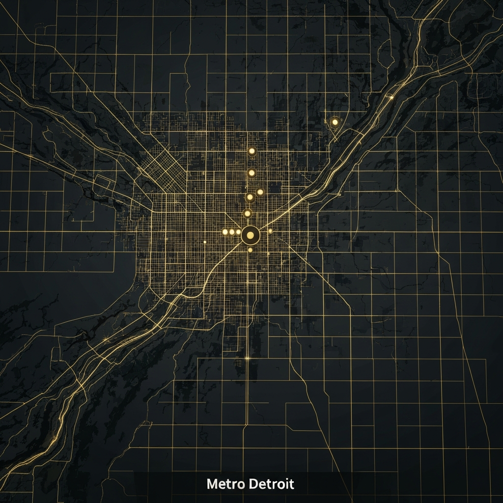 Metro Detroit Client Map