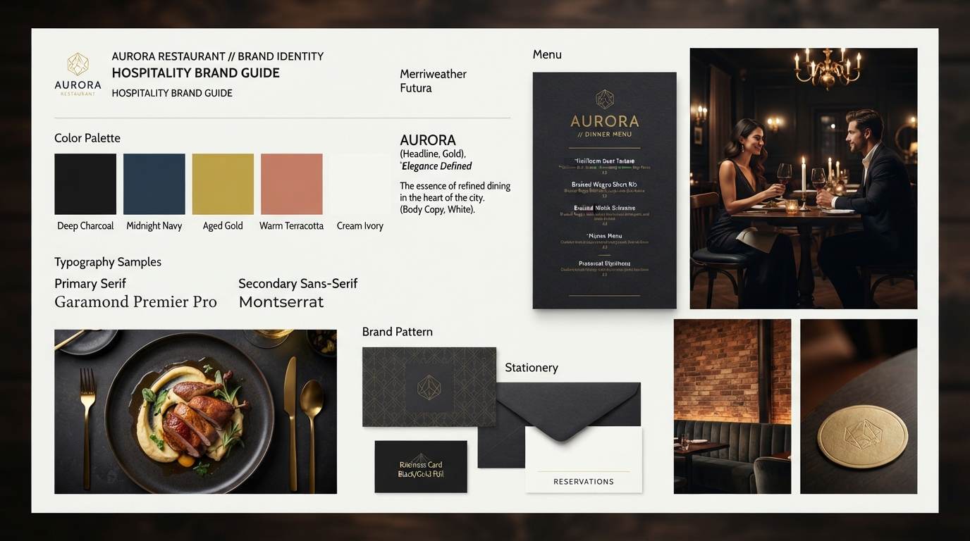 Hospitality & Restaurants brand guide
