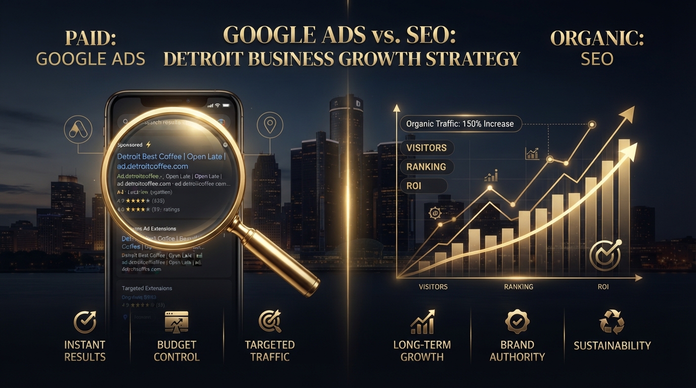 Google Ads vs. SEO for Detroit Businesses: Where Should You Invest First?
