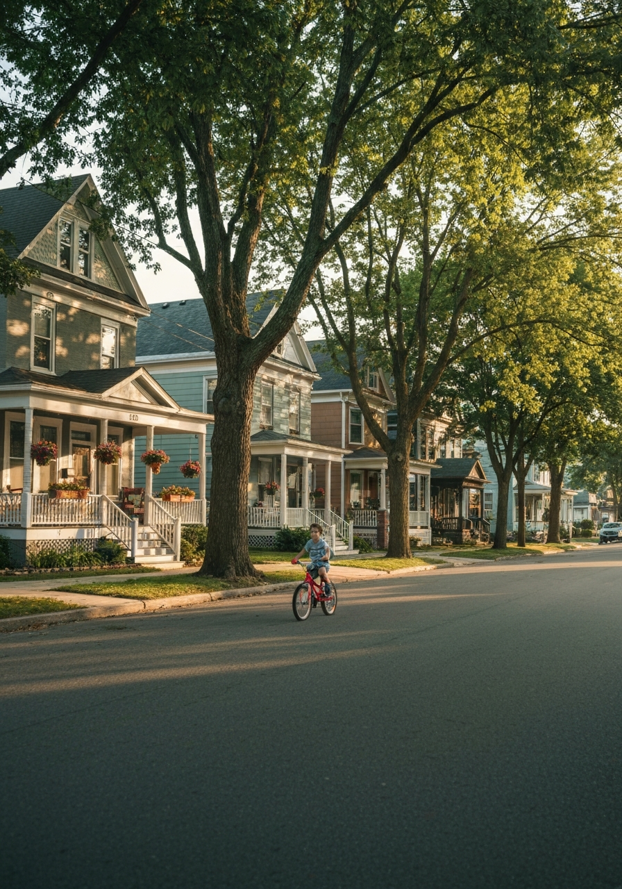 Victorian homes residential neighborhoods Lansdale PA borough