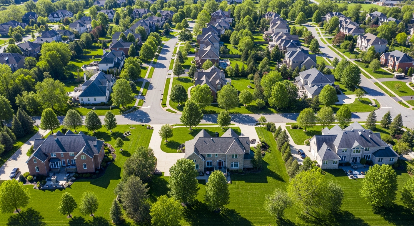 Broomall PA neighborhood homes