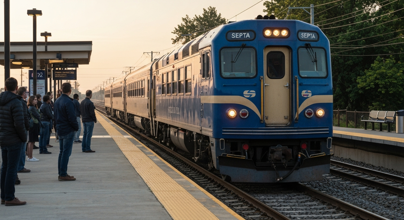 SEPTA Regional Rail Ridley Park station PA