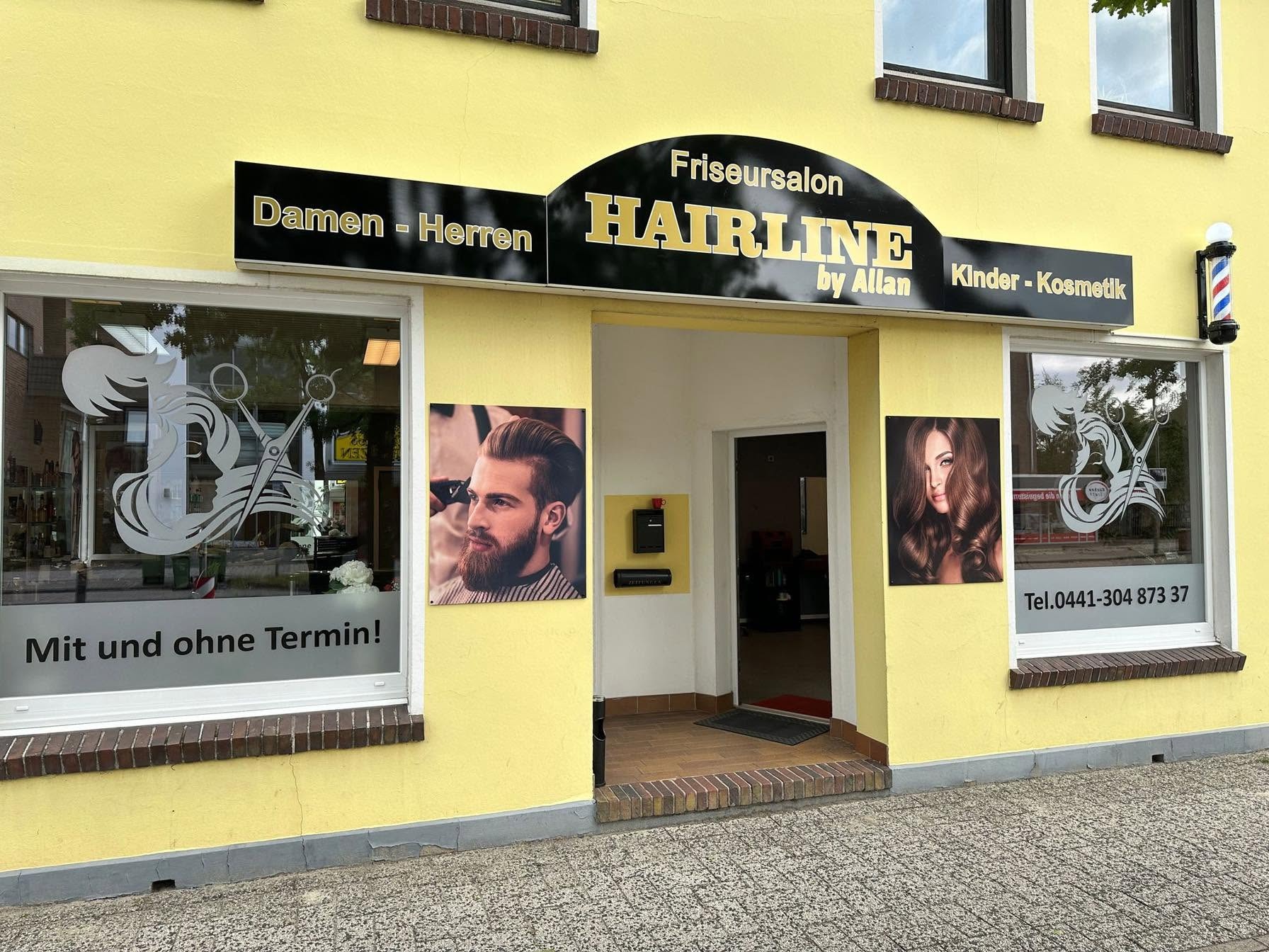 HAIRLINE by Allan Friseur Oldenburg Außenansicht