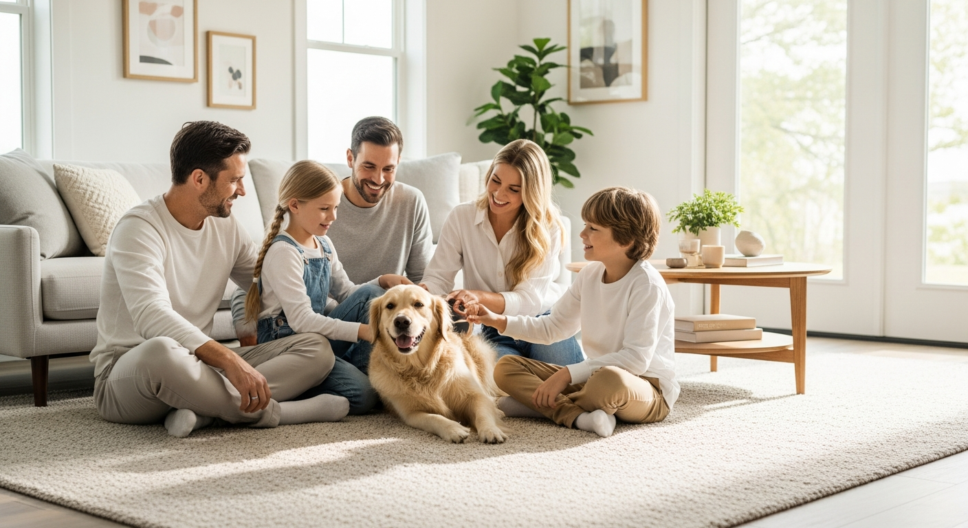 Clean home for family