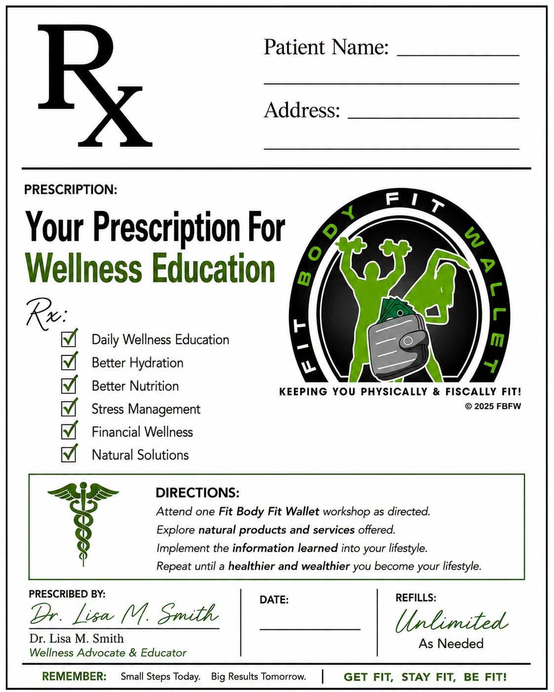 Wellness Prescription