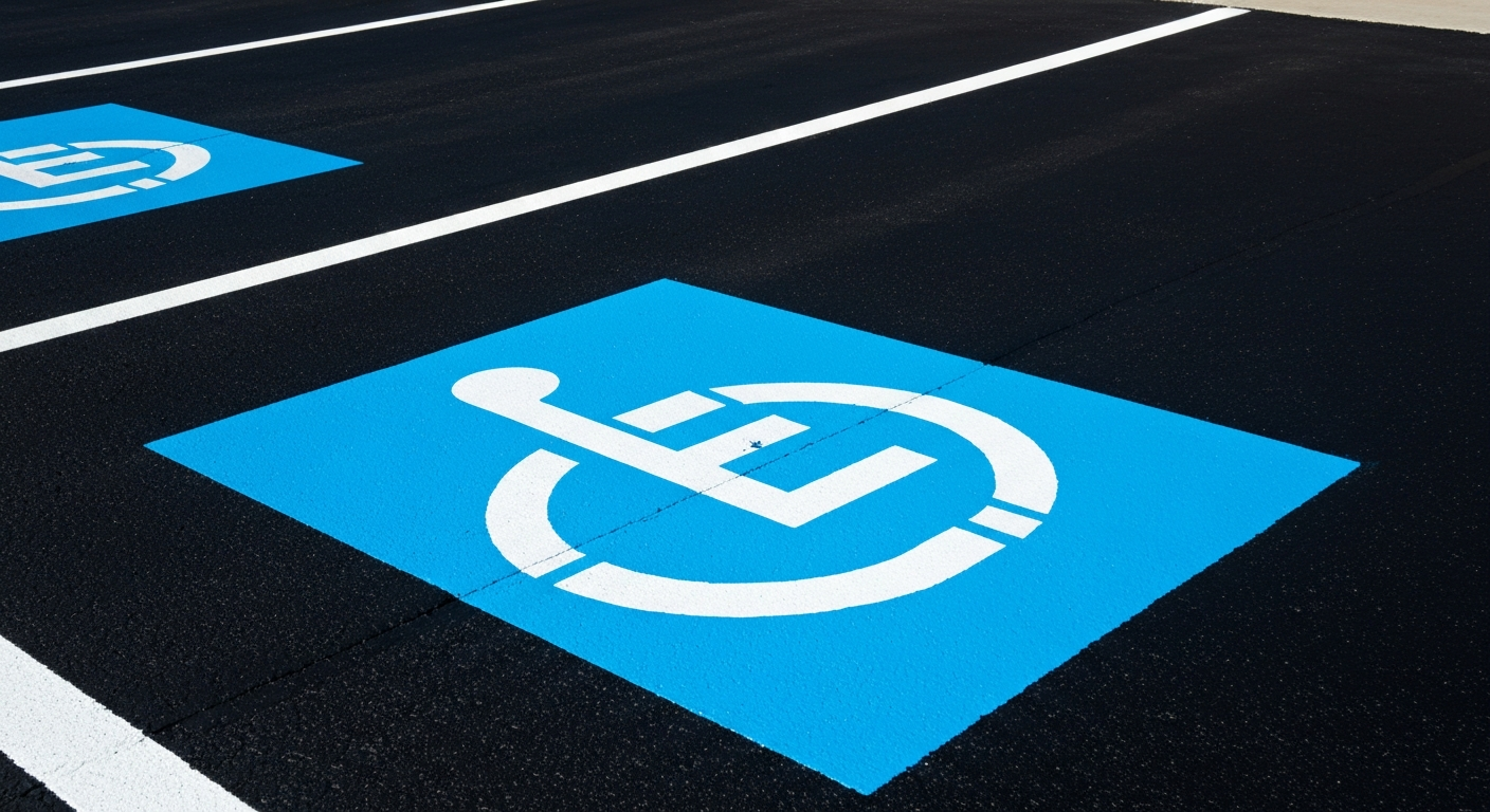 The Importance of ADA Compliance for Austin Commercial Parking Lots: pavement and striping insights from AWB Enterprise LLC in Austin, TX