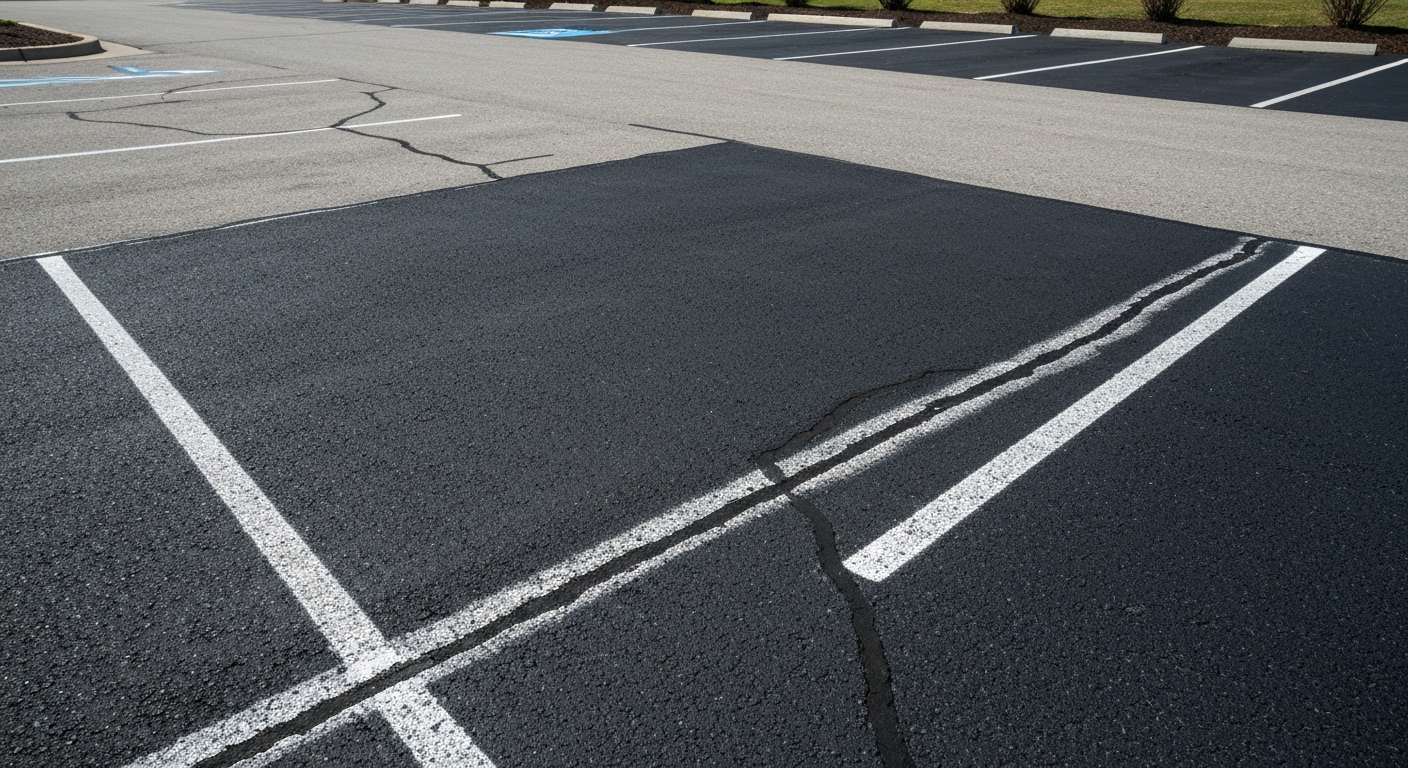 Maintenance & Pavement Repair: pavement and striping service by AWB Enterprise LLC in Austin, TX