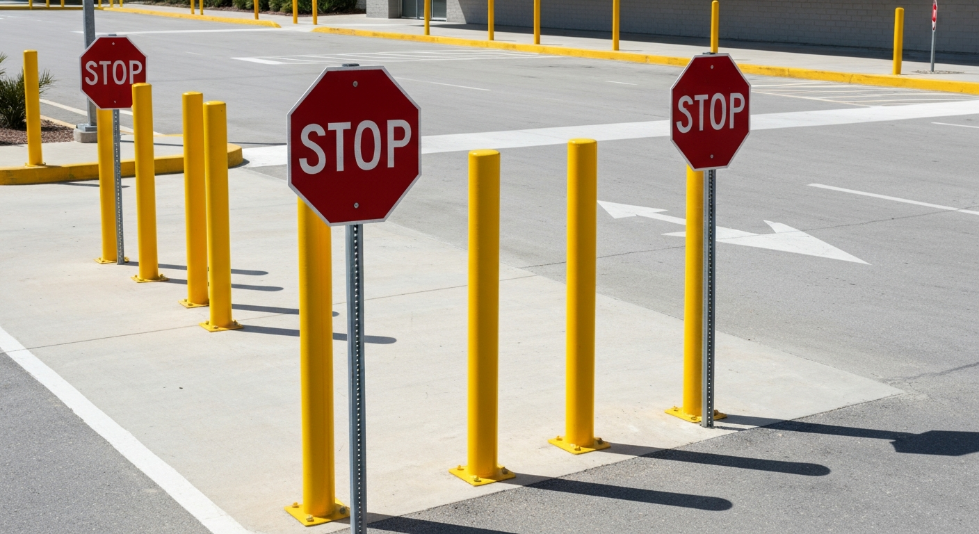 Wayfinding & Traffic Safety: pavement and striping service by AWB Enterprise LLC in Austin, TX