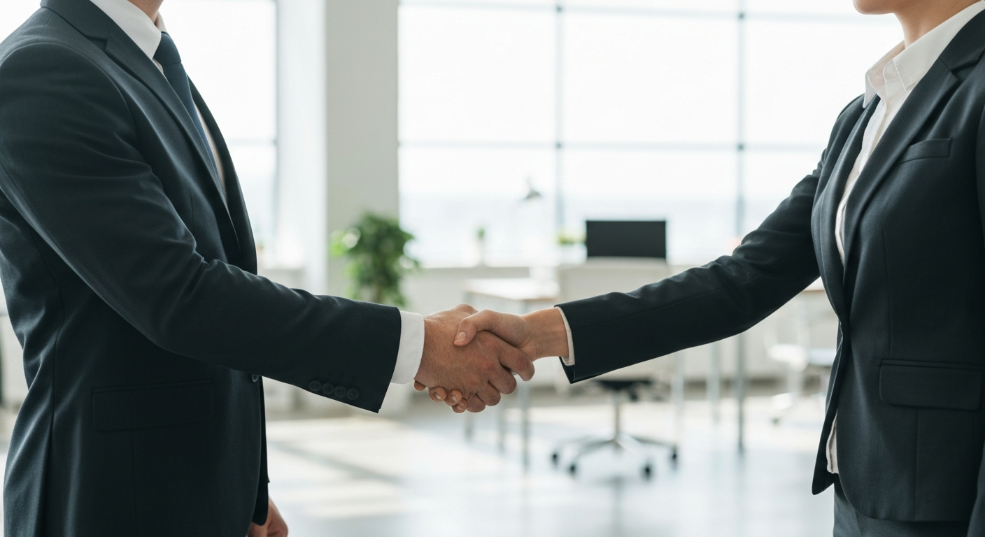 Partnership handshake