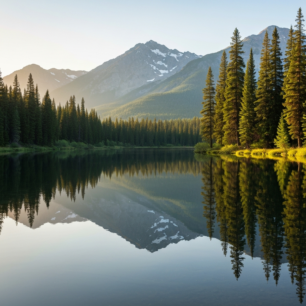 Serene British Columbia landscape